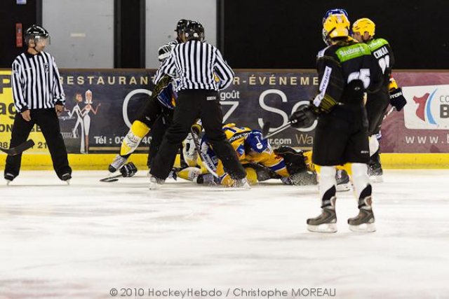 Photo hockey match Strasbourg  - Dijon  le 28/09/2010