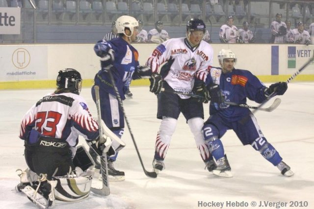 Photo hockey match Montpellier  - Nice le 25/09/2010