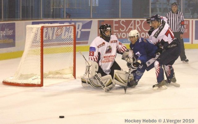 Photo hockey match Montpellier  - Nice le 25/09/2010