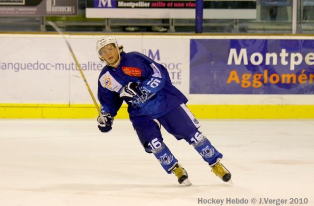 Photo hockey match Montpellier  - Nice le 25/09/2010