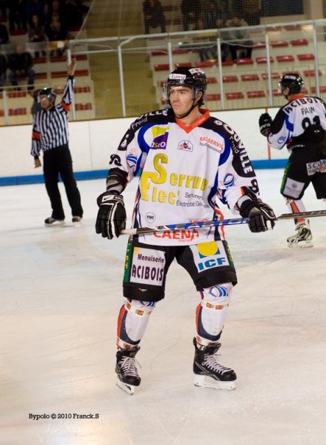 Photo hockey match Angers  - Caen  le 05/10/2010