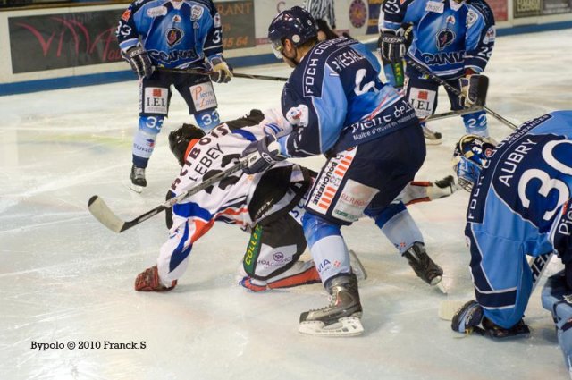Photo hockey match Angers  - Caen  le 05/10/2010