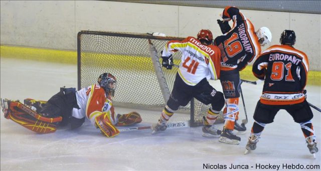 Photo hockey match Meudon - Colmar le 02/10/2010