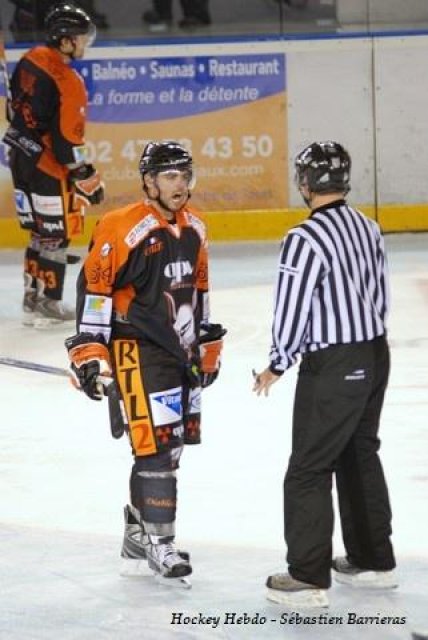 Photo hockey match Tours  - Grenoble  le 20/09/2008