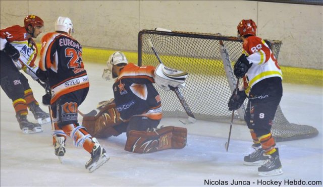 Photo hockey match Meudon - Colmar le 02/10/2010