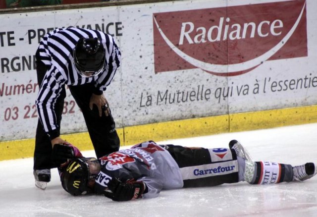 Photo hockey match Amiens  - Chamonix  le 09/10/2010