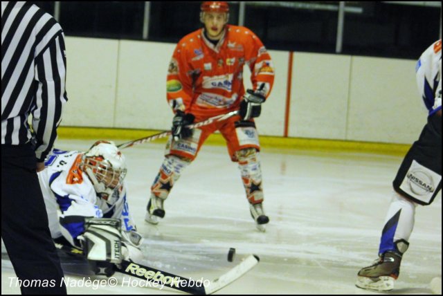 Photo hockey match Amnéville - Courchevel-Méribel-Pralognan le 09/10/2010