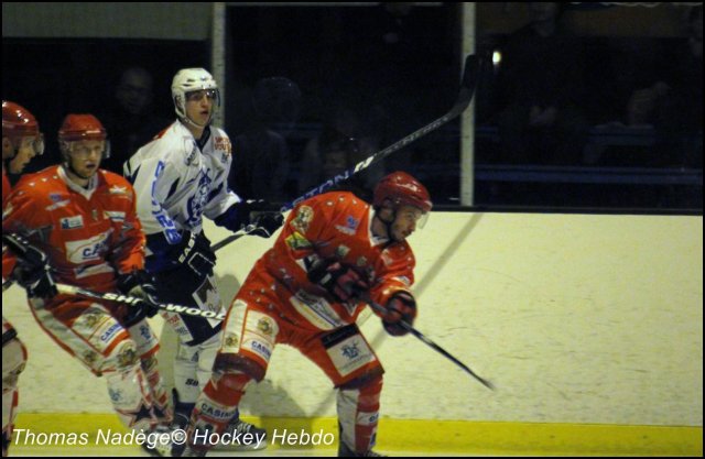 Photo hockey match Amnéville - Courchevel-Méribel-Pralognan le 09/10/2010