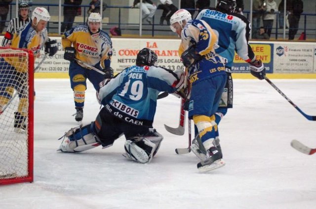 Photo hockey match Caen  - Chamonix  le 08/03/2008