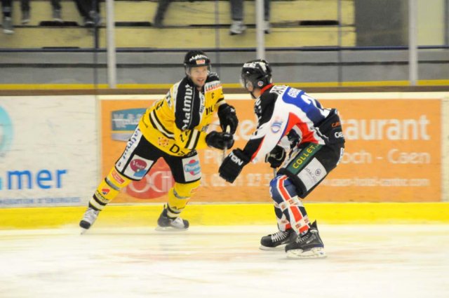 Photo hockey match Caen  - Rouen le 13/10/2010