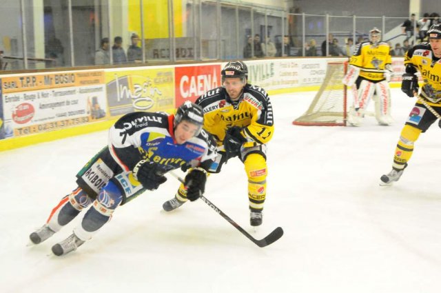 Photo hockey match Caen  - Rouen le 13/10/2010