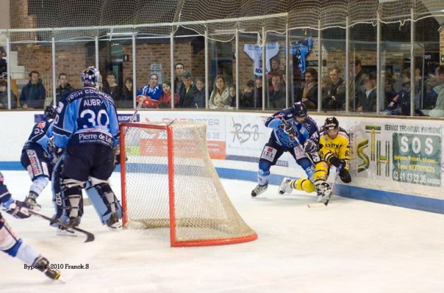 Photo hockey match Angers  - Rouen le 16/10/2010