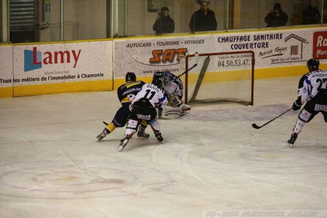 Photo hockey match Chamonix  - Caen  le 23/10/2010