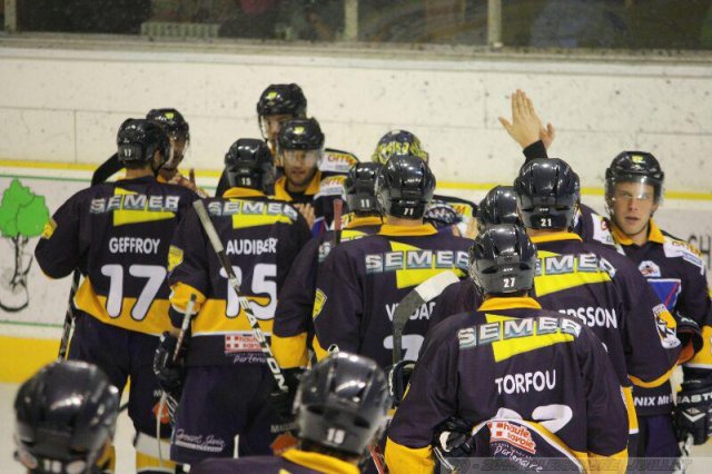 Photo hockey match Chamonix  - Caen  le 23/10/2010