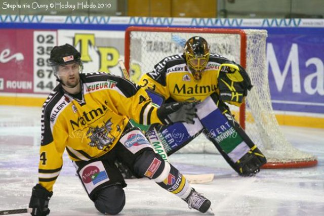 Photo hockey match Rouen - Grenoble  le 23/10/2010