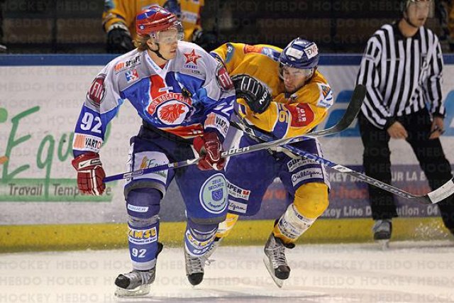Photo hockey match Lyon - Dijon  le 26/10/2010