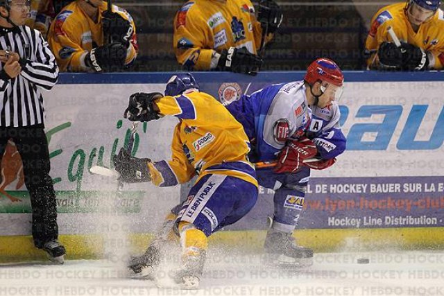 Photo hockey match Lyon - Dijon  le 26/10/2010