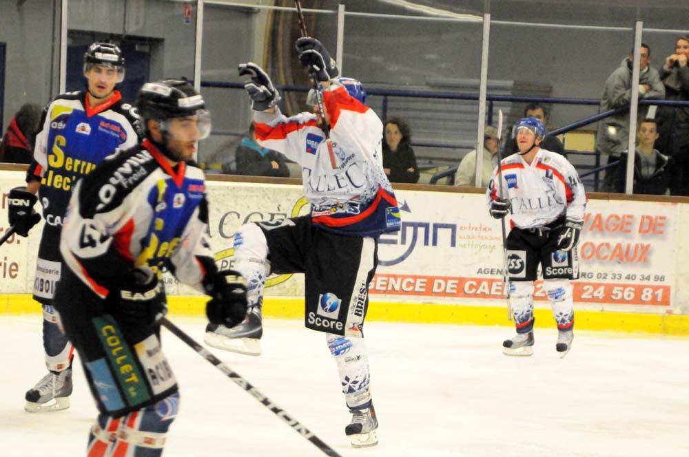 Caen  5 - 6 Brest 