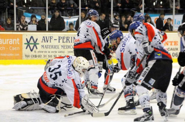 Photo hockey match Caen  - Brest  le 27/10/2010