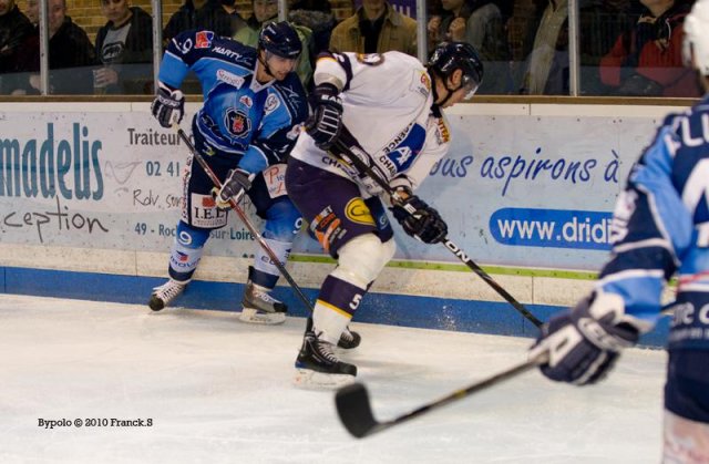 Photo hockey match Angers  - Chamonix  le 30/10/2010