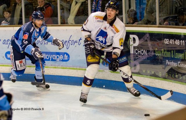 Photo hockey match Angers  - Chamonix  le 30/10/2010
