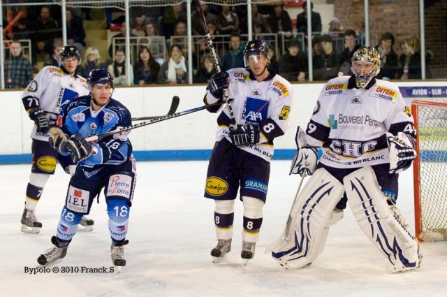 Photo hockey match Angers  - Chamonix  le 30/10/2010