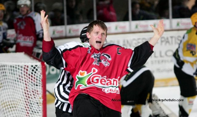 Photo hockey match Briançon  - Strasbourg  le 30/10/2010