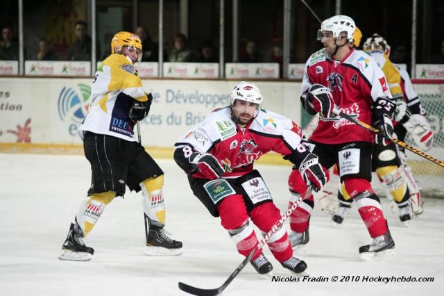 Photo hockey match Briançon  - Strasbourg  le 30/10/2010