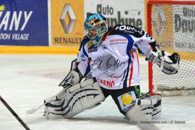 Photo hockey match Grenoble  - Caen  le 30/10/2010