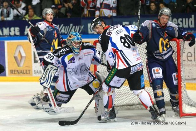Photo hockey match Grenoble  - Caen  le 30/10/2010