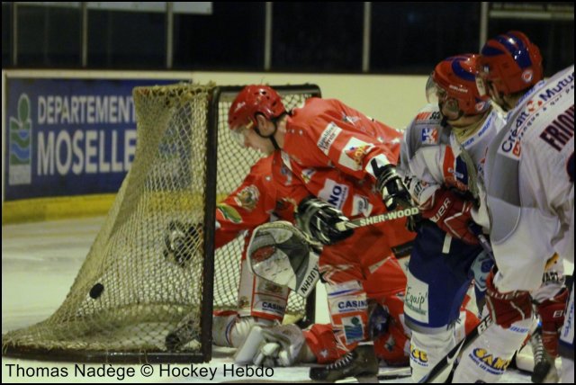 Photo hockey match Amnéville - Lyon le 30/10/2010
