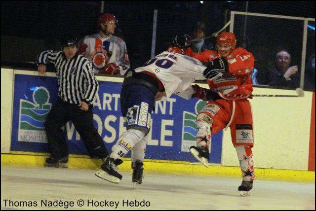 Photo hockey match Amnéville - Lyon le 30/10/2010