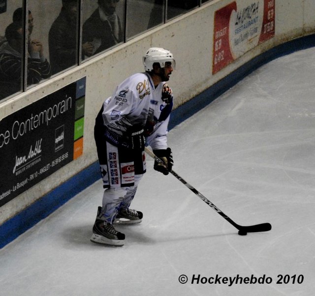 Photo hockey match Anglet - Reims le 30/10/2010