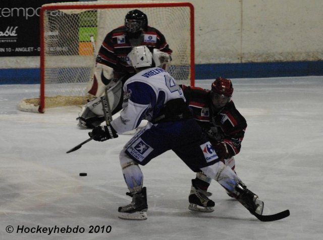 Photo hockey match Anglet - Reims le 30/10/2010