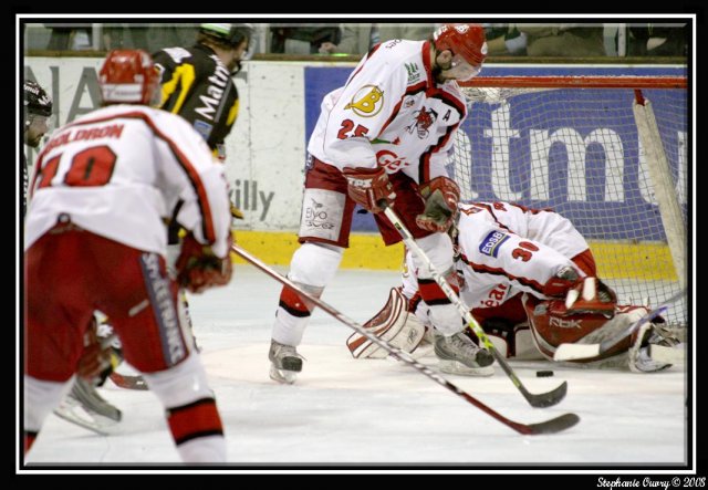 Photo hockey match Rouen - Briançon  le 28/03/2008