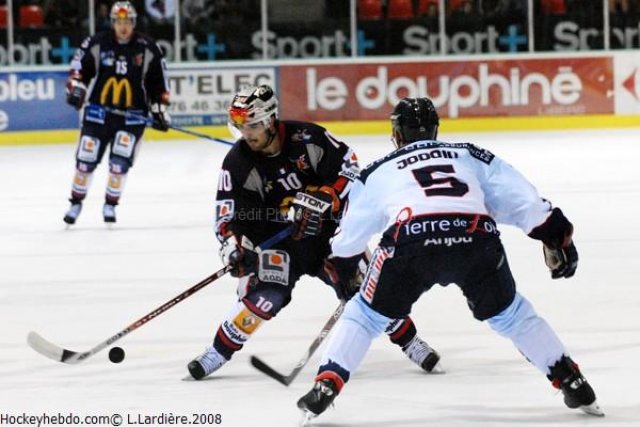 Photo hockey match Grenoble  - Angers  le 23/09/2008
