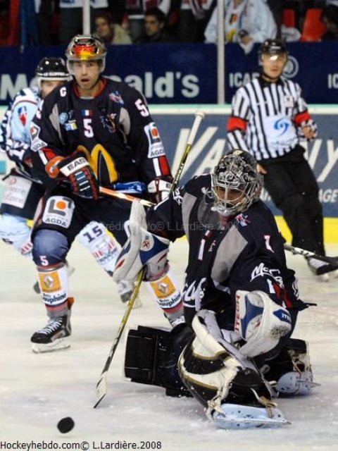 Photo hockey match Grenoble  - Angers  le 23/09/2008