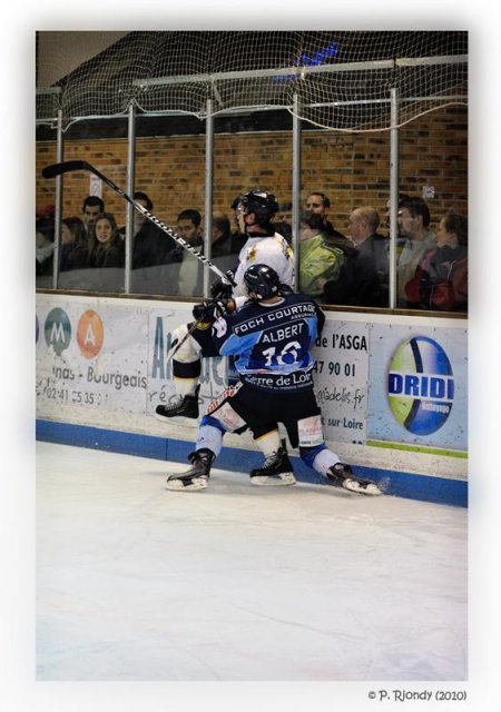 Photo hockey match Angers  - Chamonix  le 30/10/2010