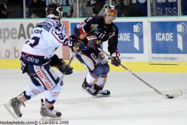 Photo hockey match Grenoble  - Angers  le 23/09/2008