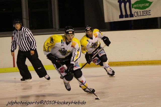 Photo hockey match Orléans - Rouen II le 06/11/2010