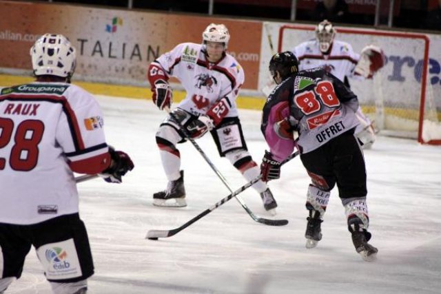 Photo hockey match Amiens  - Briançon  le 06/11/2010