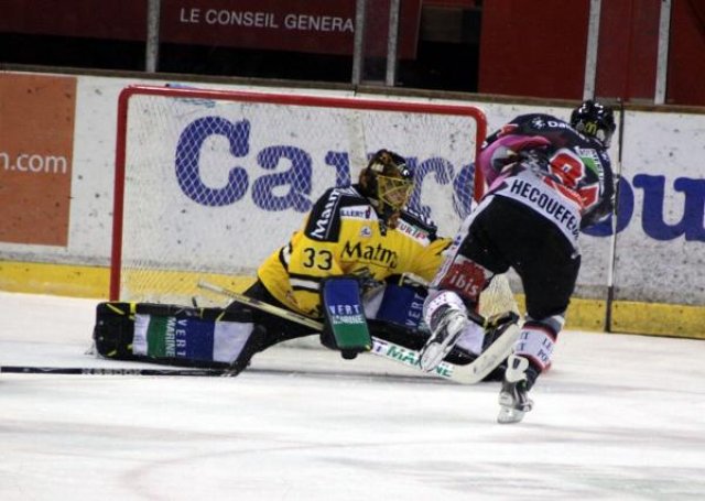 Photo hockey match Amiens  - Rouen le 02/11/2010