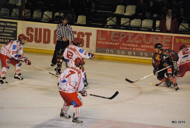 Photo hockey match Bordeaux - Valence le 13/11/2010