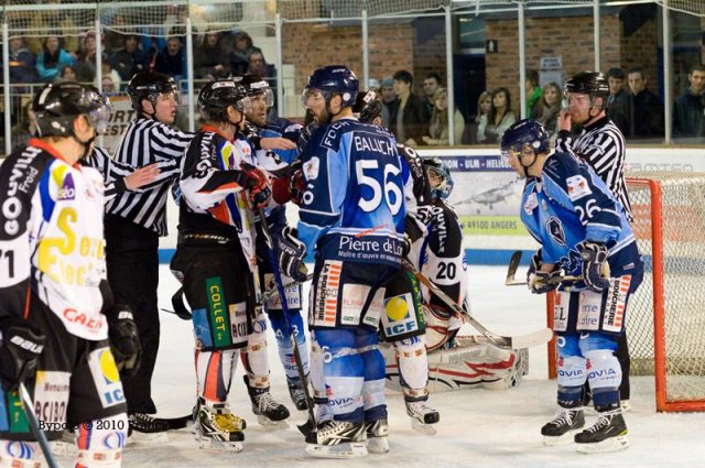 Photo hockey match Angers  - Caen  le 20/11/2010