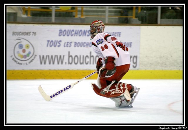 Photo hockey match Rouen - Briançon  le 28/03/2008