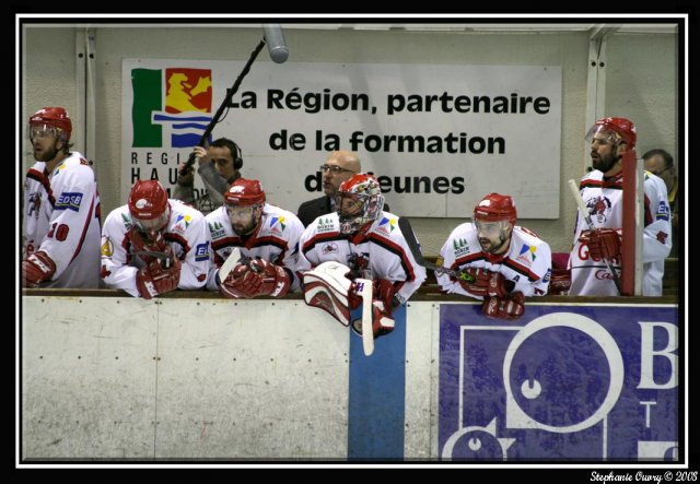 Photo hockey match Rouen - Briançon  le 28/03/2008