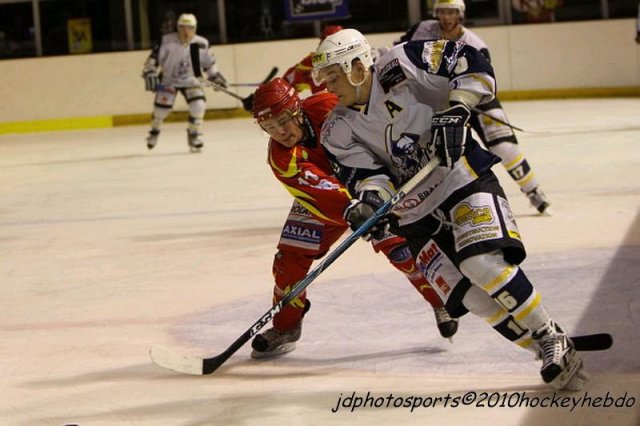 Photo hockey match Orléans - Dunkerque le 20/11/2010