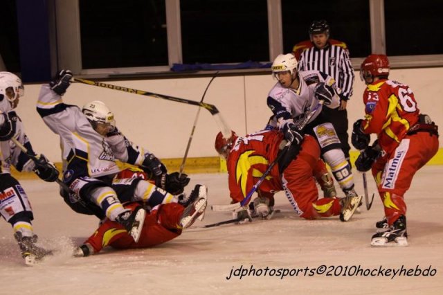 Photo hockey match Orléans - Dunkerque le 20/11/2010