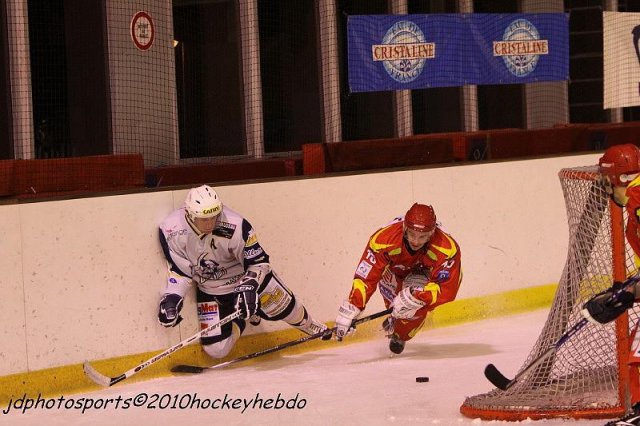 Photo hockey match Orléans - Dunkerque le 20/11/2010