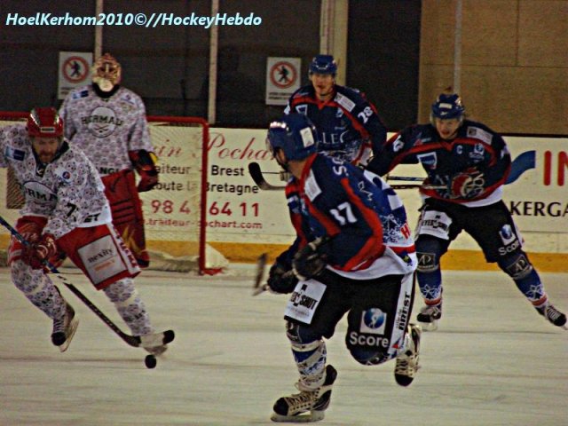 Photo hockey match Brest  - Anglet le 20/11/2010